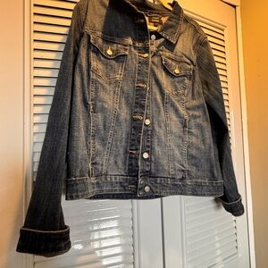 Reitmans Medium Wash Blue Denim Jacket